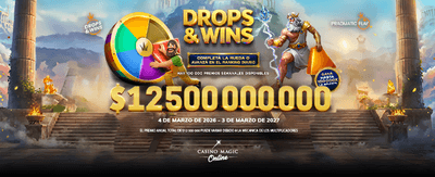 Ganá Premios con Drop and Win banner